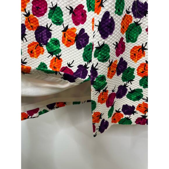 Chetta B Peter Noviello Sherrie Bloom Roundneck Tank Dress Multi Women's Size 10 - Picture 5 of 11